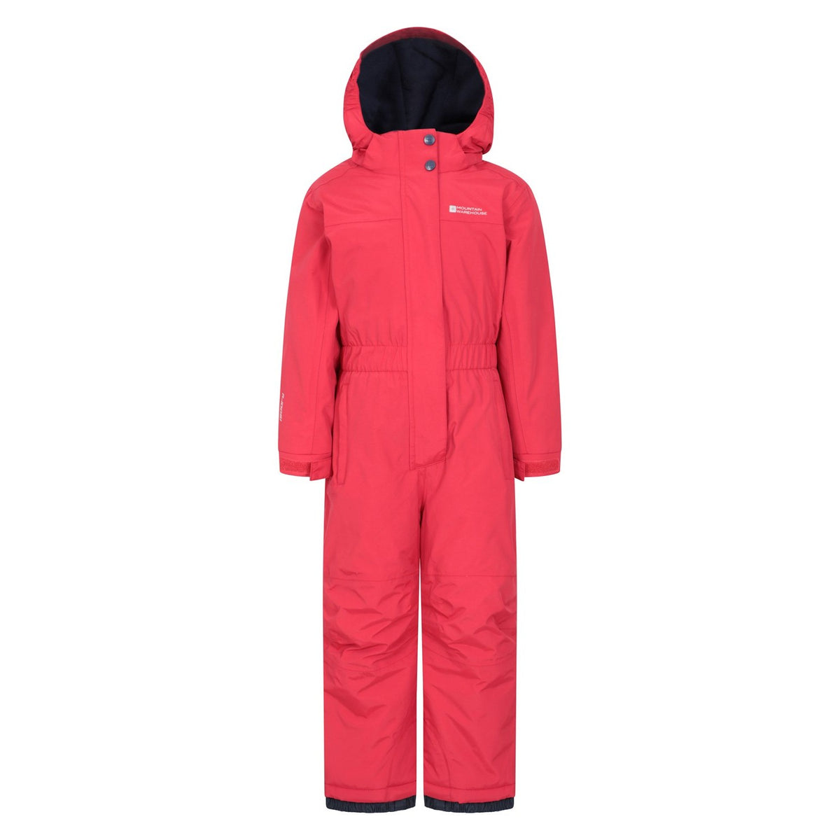 Active Red - Front - Mountain Warehouse Childrens-Kids Cloud All In One Waterproof Snowsuit