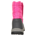 Bright Pink - Back - Mountain Warehouse Childrens-Kids Caribou Adaptive Snow Boots