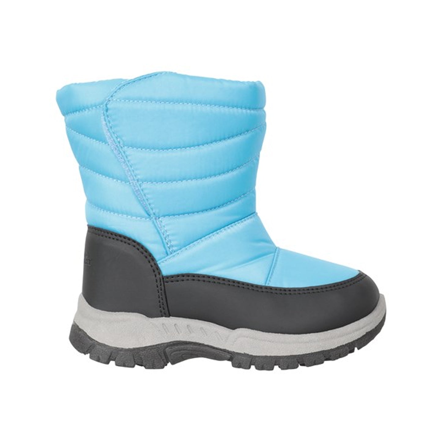 Bright Blue - Front - Mountain Warehouse Childrens-Kids Caribou Adaptive Snow Boots
