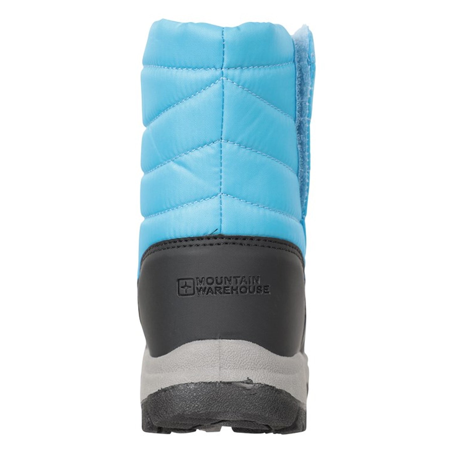 Bright Blue - Side - Mountain Warehouse Childrens-Kids Caribou Adaptive Snow Boots