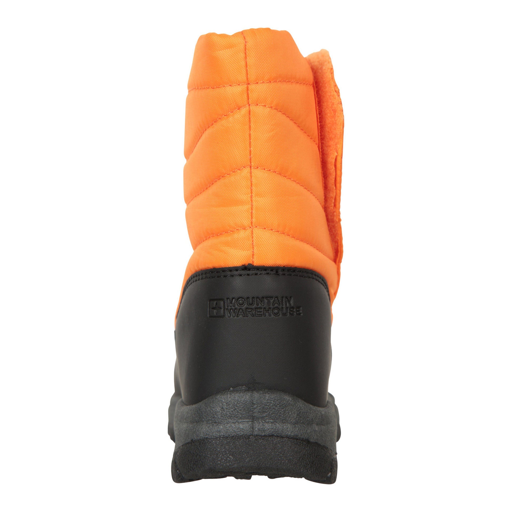 Orange - Back - Mountain Warehouse Childrens-Kids Caribou Adaptive Snow Boots