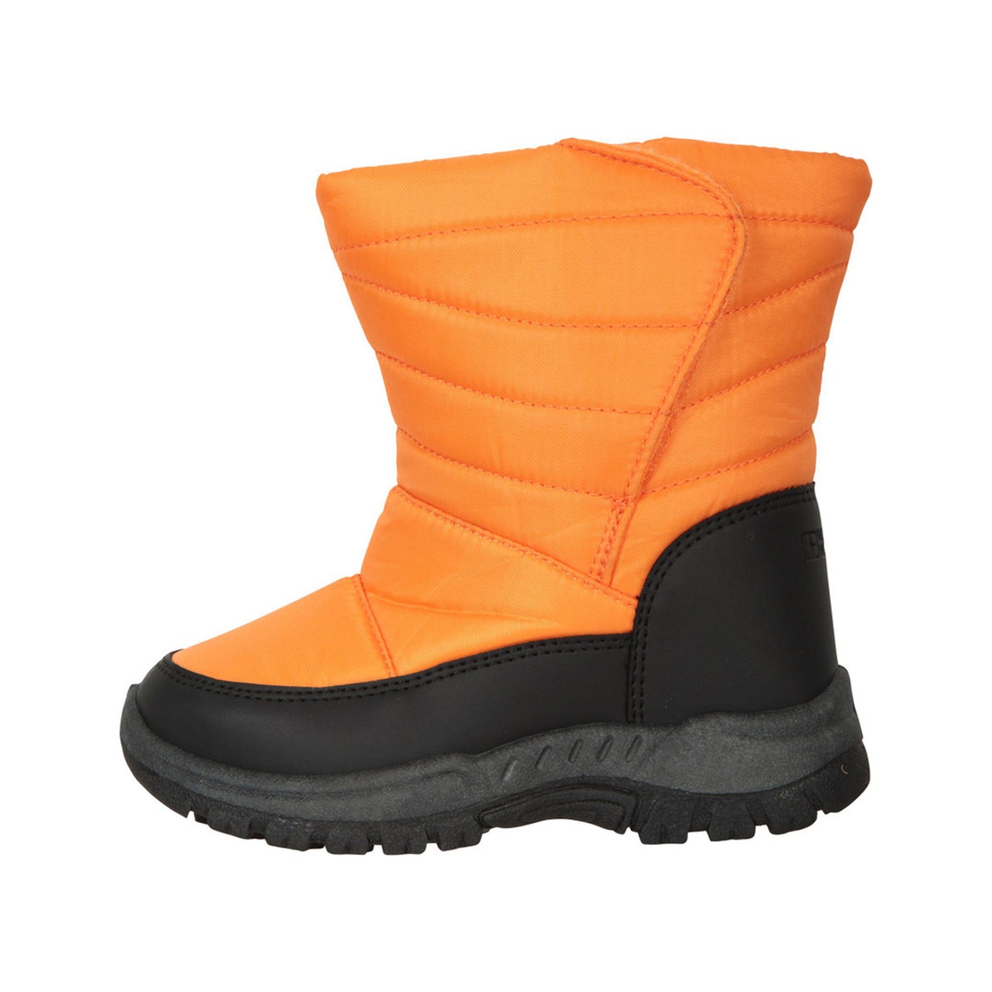 Orange - Pack Shot - Mountain Warehouse Childrens-Kids Caribou Adaptive Snow Boots