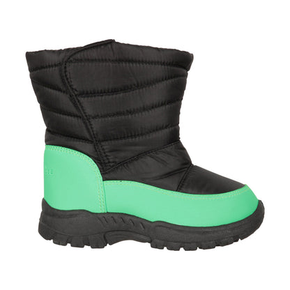 Bright Green - Back - Mountain Warehouse Childrens-Kids Caribou Adaptive Snow Boots