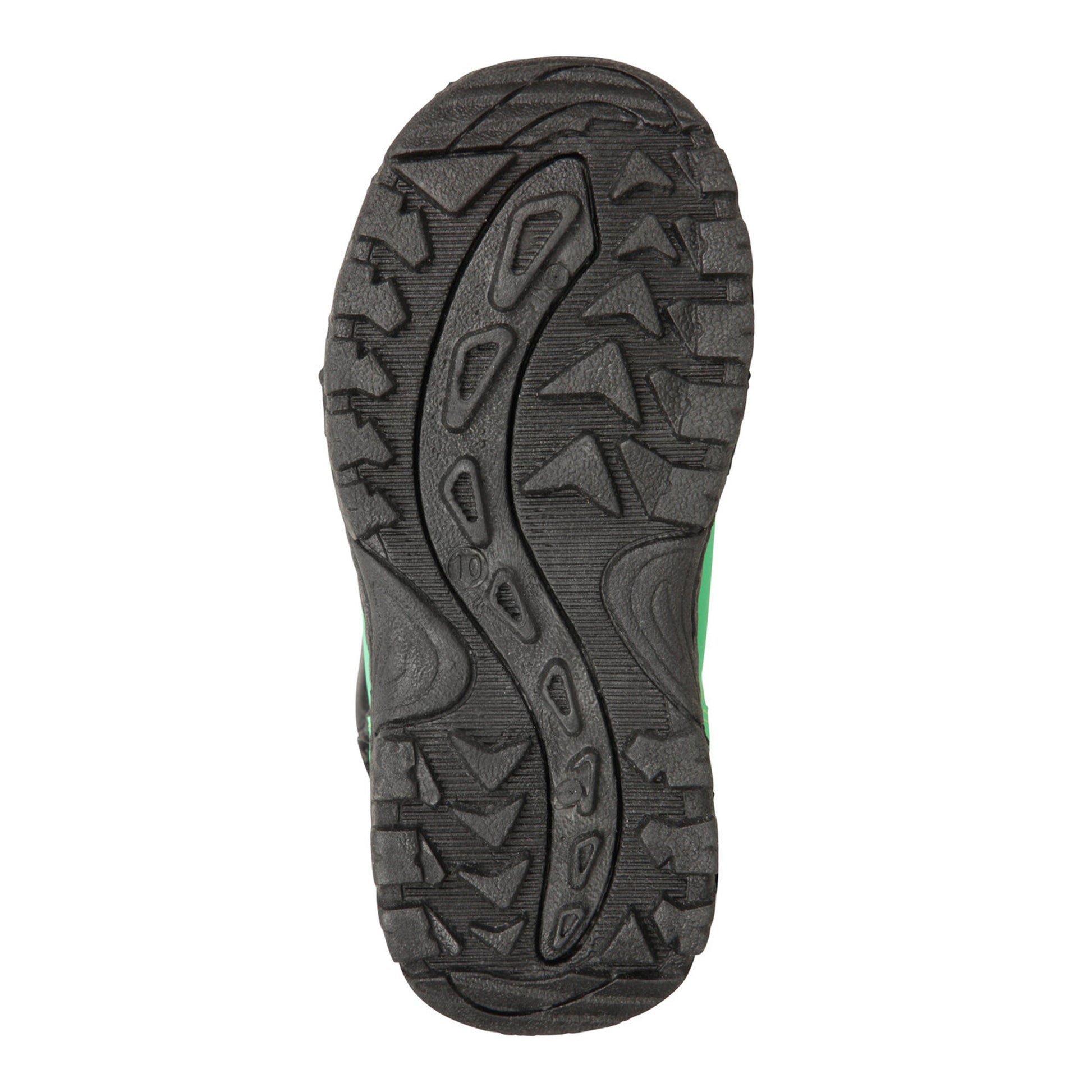 Bright Green - Pack Shot - Mountain Warehouse Childrens-Kids Caribou Adaptive Snow Boots