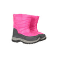 Bright Pink - Close up - Mountain Warehouse Childrens-Kids Caribou Adaptive Snow Boots