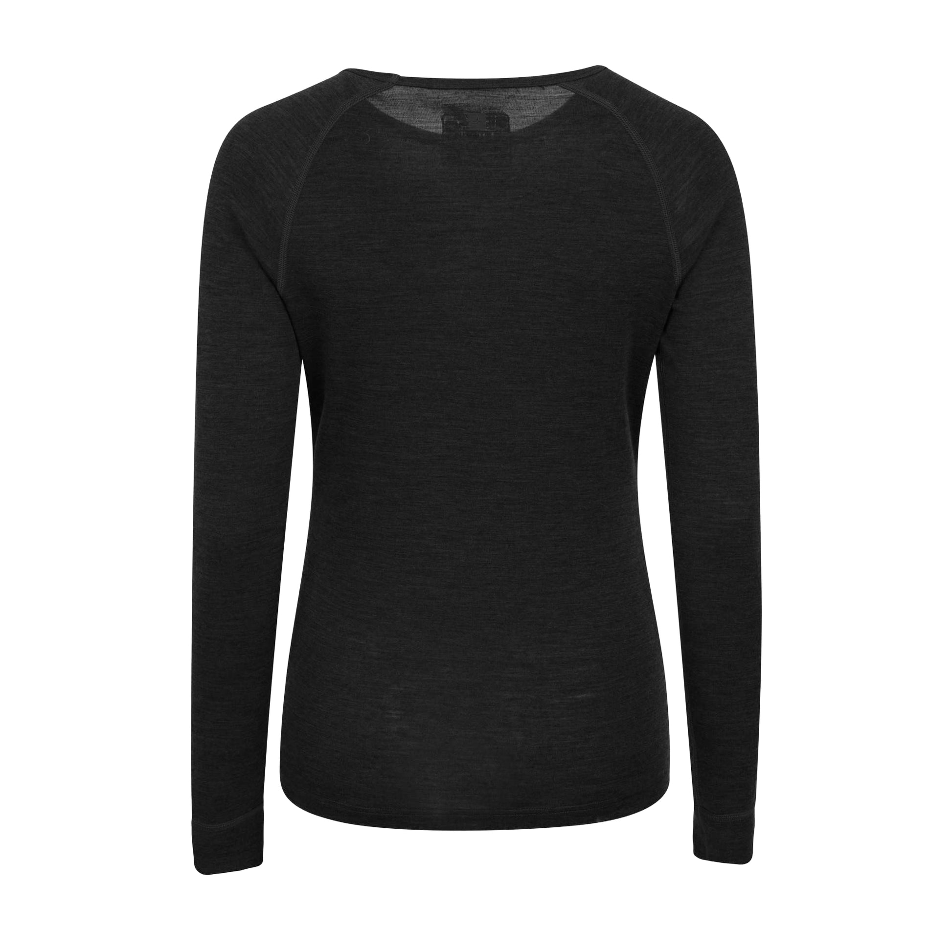 Black - Back - Mountain Warehouse Womens-Ladies Merino II Thermal Top