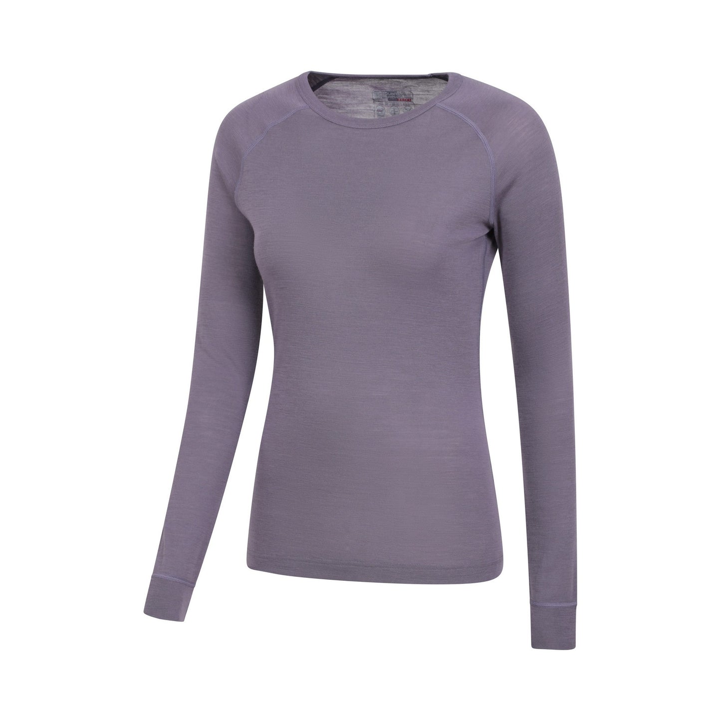 Dusky Purple - Side - Mountain Warehouse Womens-Ladies Merino II Thermal Top
