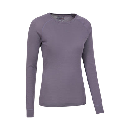 Dusky Purple - Lifestyle - Mountain Warehouse Womens-Ladies Merino II Thermal Top