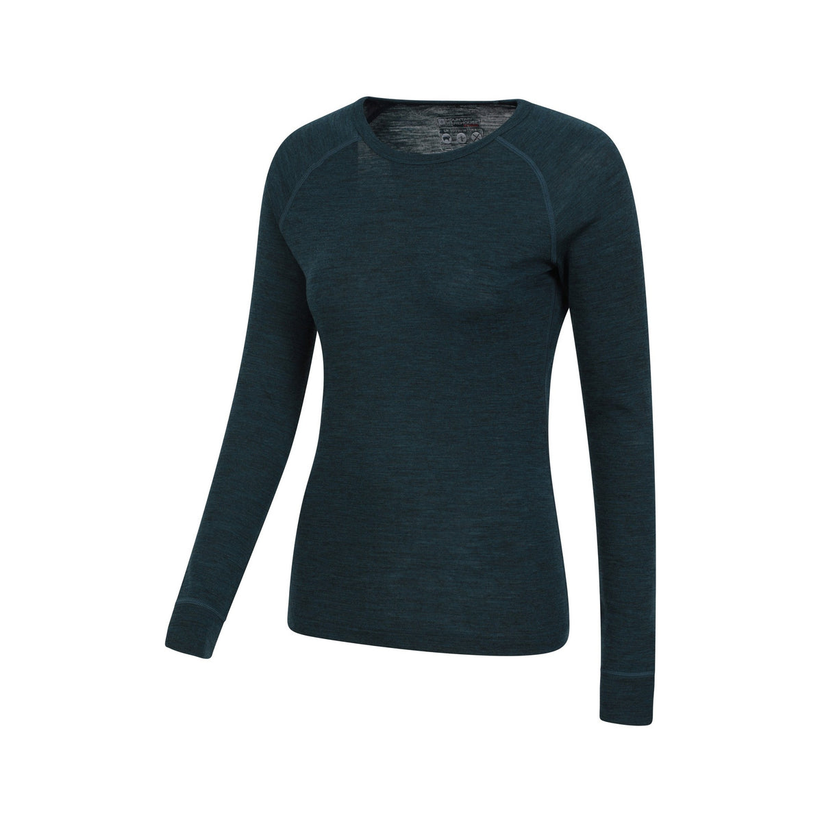 Teal - Side - Mountain Warehouse Womens-Ladies Merino II Thermal Top