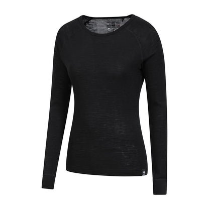 Black - Lifestyle - Mountain Warehouse Womens-Ladies Merino II Thermal Top