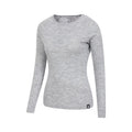 Light Grey - Side - Mountain Warehouse Womens-Ladies Merino II Thermal Top