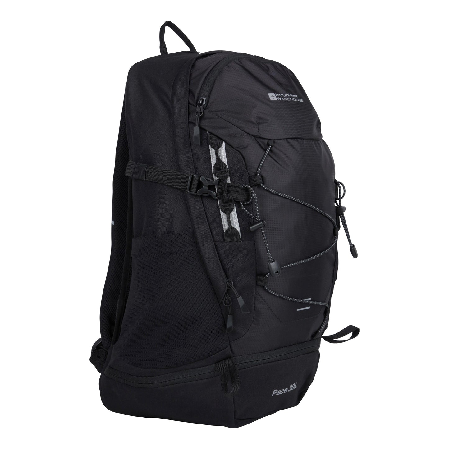 Black - Front - Mountain Warehouse Pace 30L Backpack