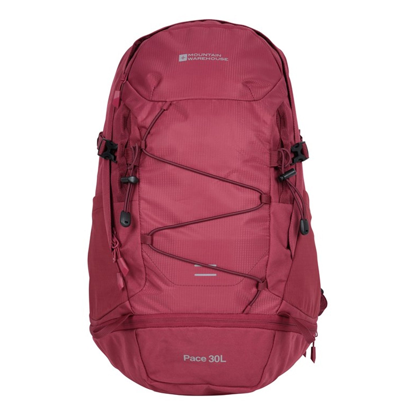 Dark Red - Front - Mountain Warehouse Pace 30L Backpack
