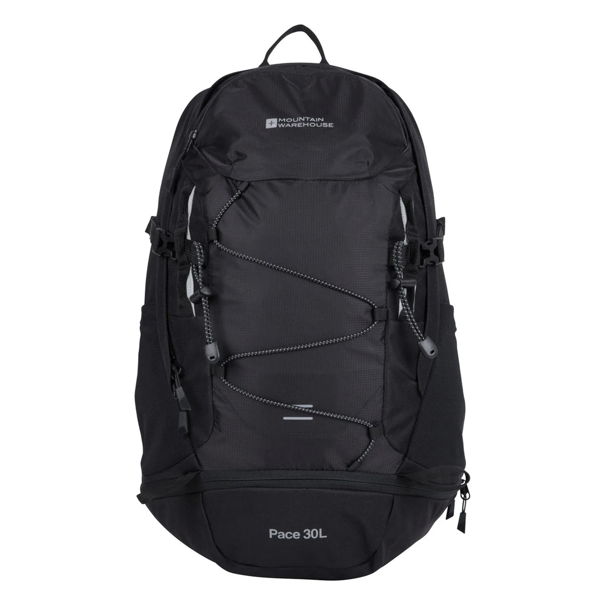 Black - Front - Mountain Warehouse Pace 30L Backpack