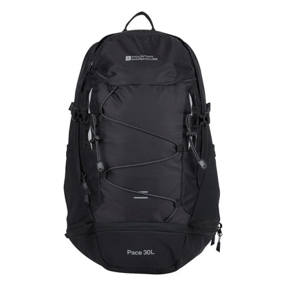 Black - Front - Mountain Warehouse Pace 30L Backpack