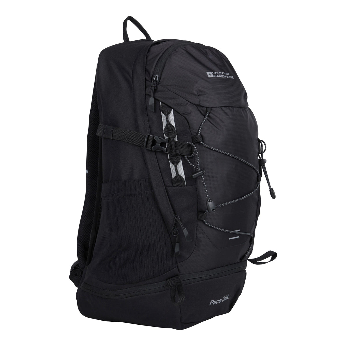Black - Side - Mountain Warehouse Pace 30L Backpack