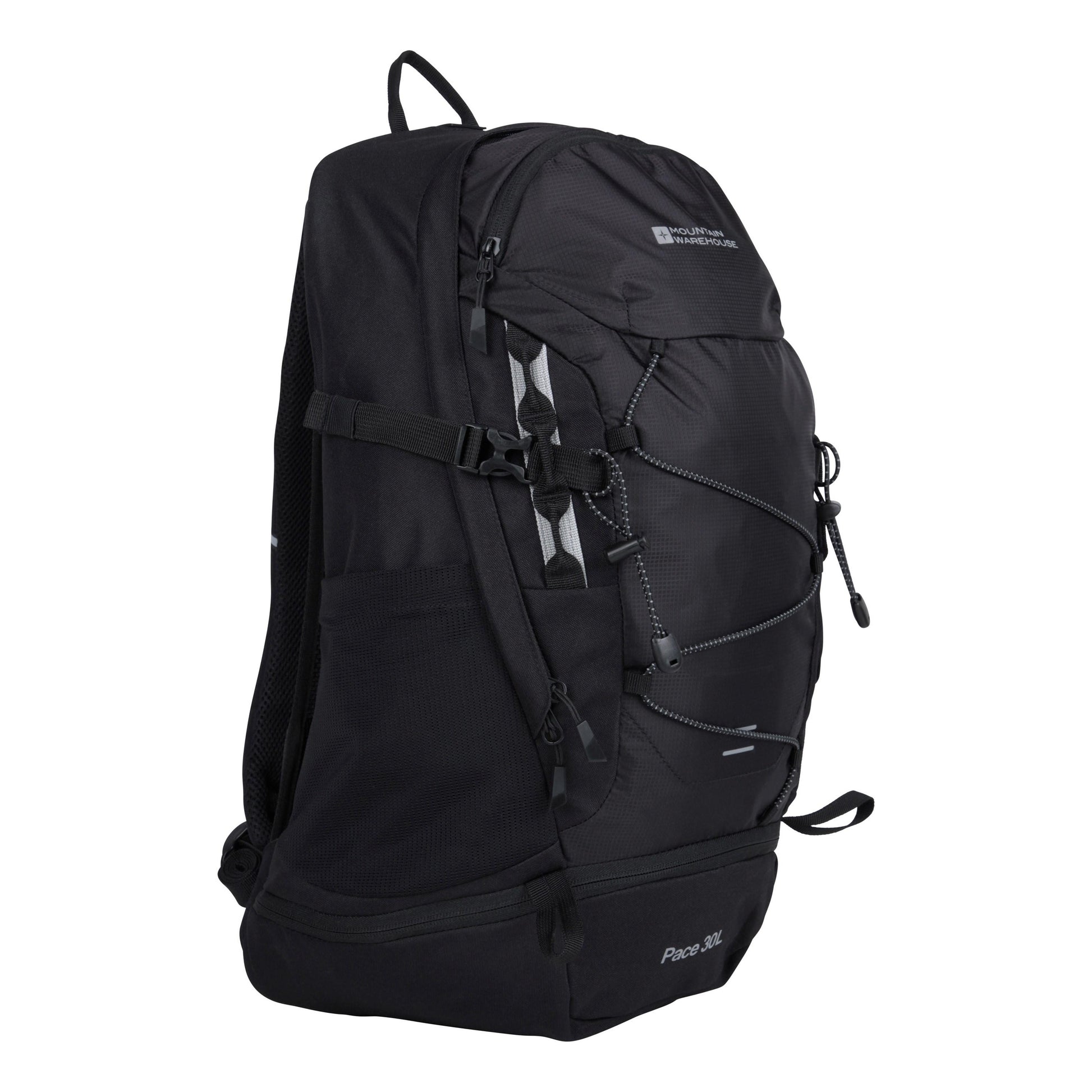 Black - Side - Mountain Warehouse Pace 30L Backpack