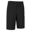 Black - Close up - Mountain Warehouse Mens Trek Convertible Trousers