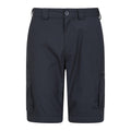 Dark Blue - Pack Shot - Mountain Warehouse Mens Trek Convertible Trousers