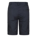 Dark Blue - Close up - Mountain Warehouse Mens Trek Convertible Trousers