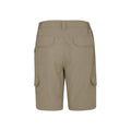 Beige - Pack Shot - Mountain Warehouse Mens Trek Convertible Trousers