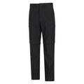 Black - Back - Mountain Warehouse Mens Trek Convertible Trousers