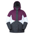 Purple - Front - Mountain Warehouse Womens-Ladies Moon II Ski Jacket