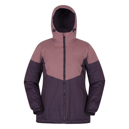 Light Pink - Front - Mountain Warehouse Womens-Ladies Moon II Ski Jacket