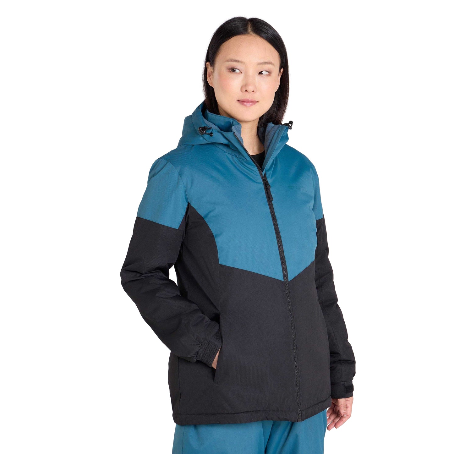 Dark Green - Pack Shot - Mountain Warehouse Womens-Ladies Moon II Ski Jacket