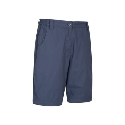Navy - Close up - Mountain Warehouse Womens-Ladies Quest Zip-Off Hiking Trousers
