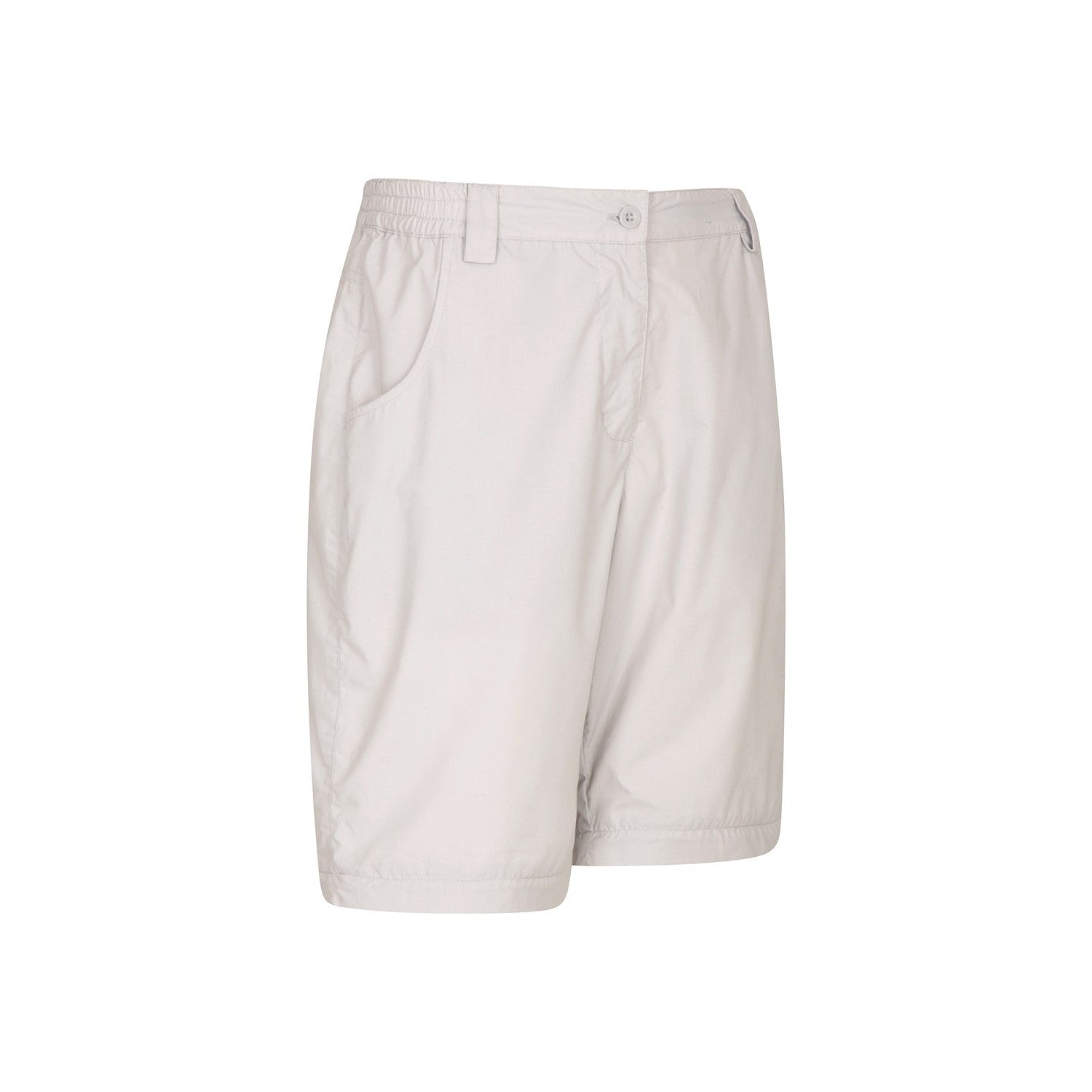 Light Grey - Side - Mountain Warehouse Womens-Ladies Quest Zip-Off Hiking Trousers