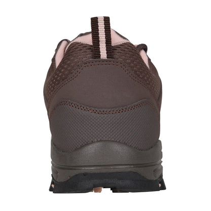 Dark Brown - Back - Mountain Warehouse Womens-Ladies Mcleod Wide Walking Shoes