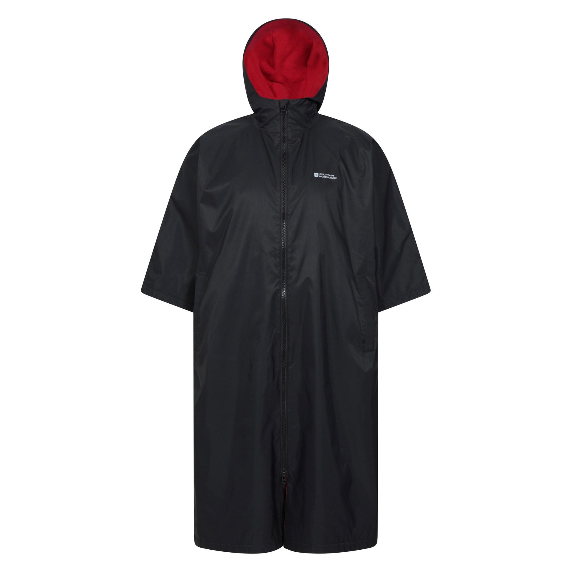 Black - Front - Mountain Warehouse Mens Coastline Water Resistant Changing Robe