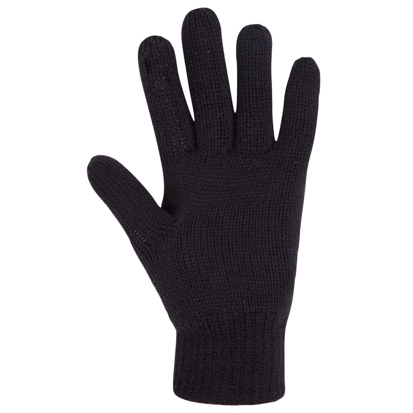 Black - Back - Mountain Warehouse Womens-Ladies Thinsulate Knitted Winter Gloves