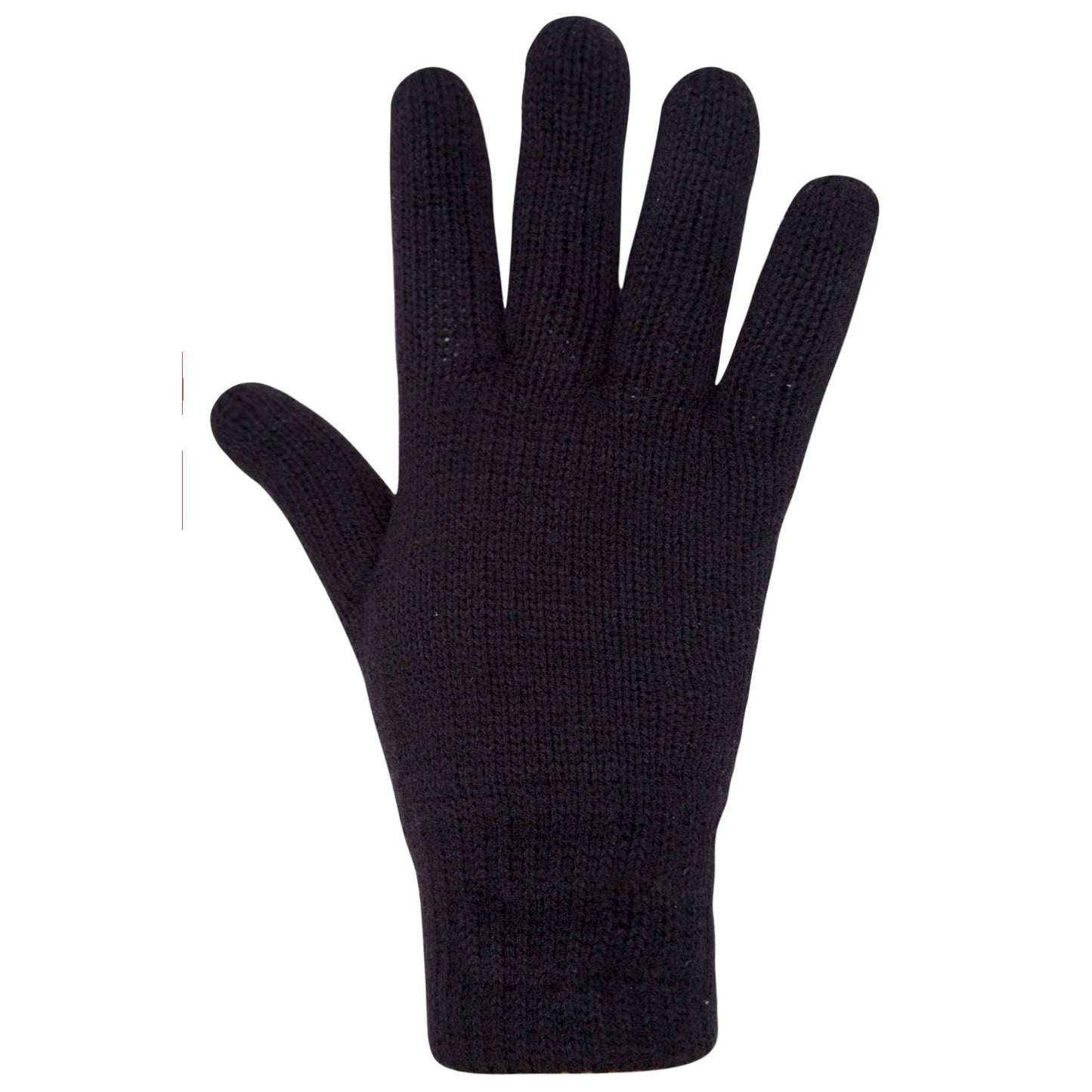 Black - Front - Mountain Warehouse Womens-Ladies Thinsulate Knitted Winter Gloves
