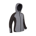 Black - Back - Mountain Warehouse Womens-Ladies Illuminate Reflective Soft Shell Jacket