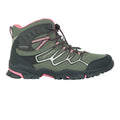 Khaki - Back - Mountain Warehouse Childrens-Kids Softshell Walking Boots