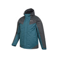 Petrol-Black - Side - Mountain Warehouse Mens Dusk III Ski Jacket