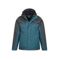 Petrol-Black - Pack Shot - Mountain Warehouse Mens Dusk III Ski Jacket