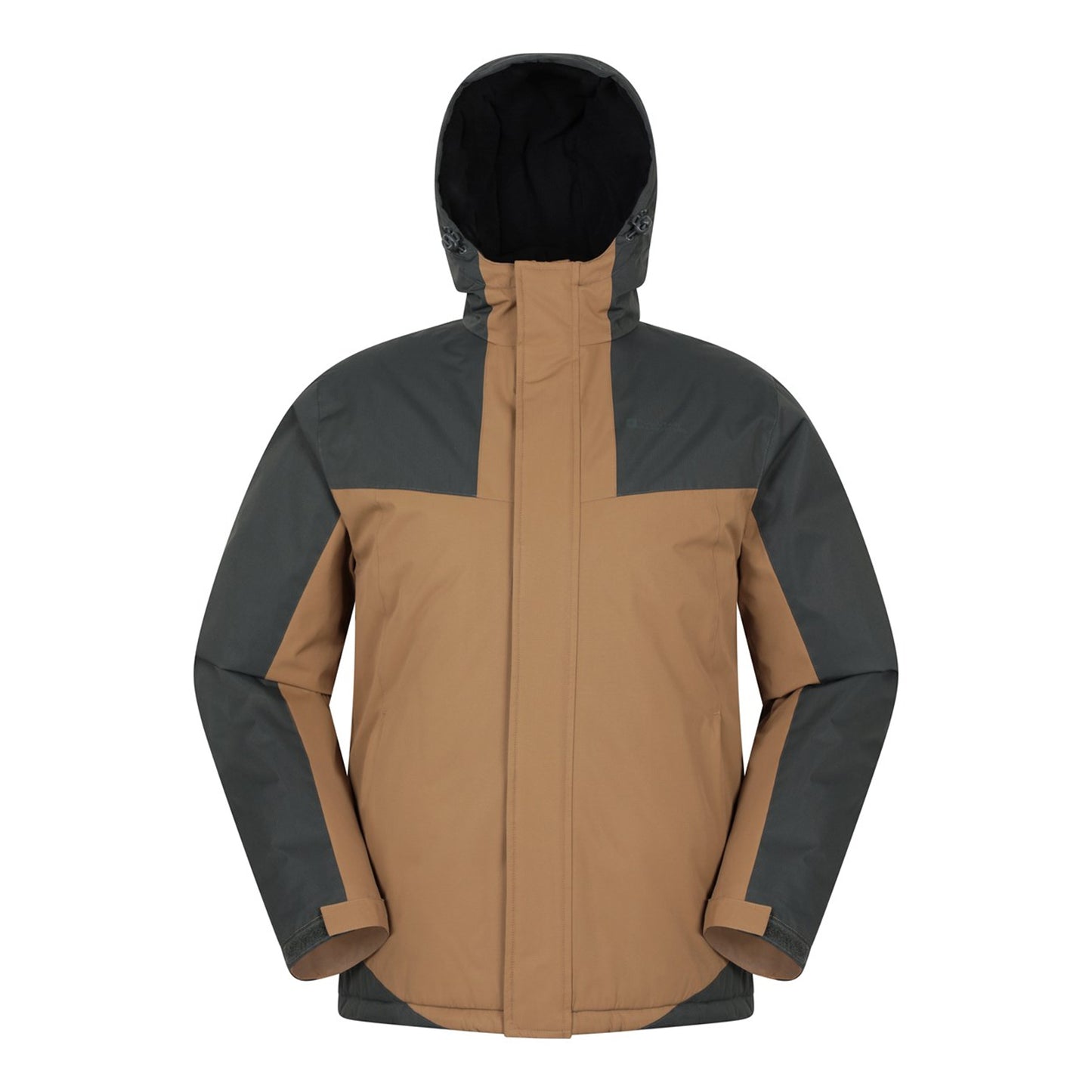 Tan - Front - Mountain Warehouse Mens Dusk III Ski Jacket