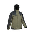 Dark Khaki-Black - Lifestyle - Mountain Warehouse Mens Dusk III Ski Jacket