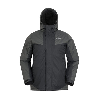 Black-Grey - Front - Mountain Warehouse Mens Dusk III Ski Jacket