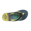 Dark Teal - Back - Animal Childrens-Kids Jekyl Recycled Flip Flops