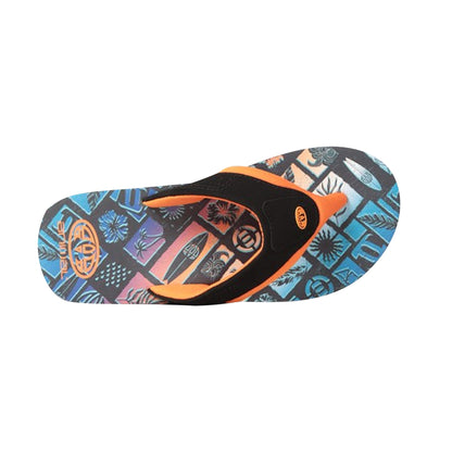 Multicoloured - Back - Animal Childrens-Kids Jekyl Recycled Flip Flops