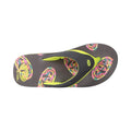 Lime - Back - Animal Childrens-Kids Jekyl Recycled Flip Flops