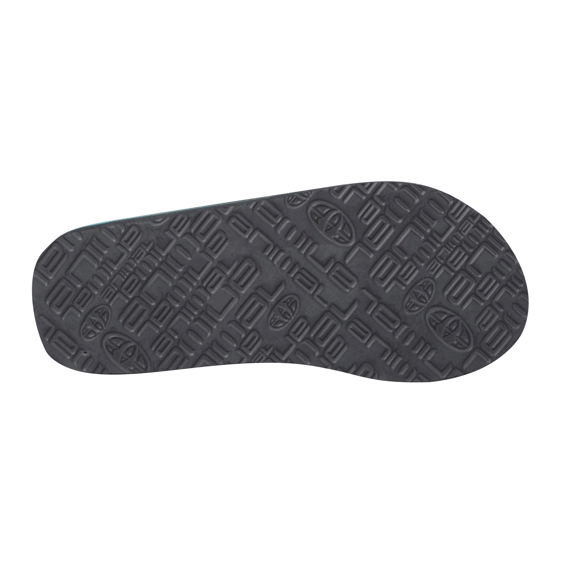 Grey - Side - Animal Childrens-Kids Jekyl Recycled Flip Flops