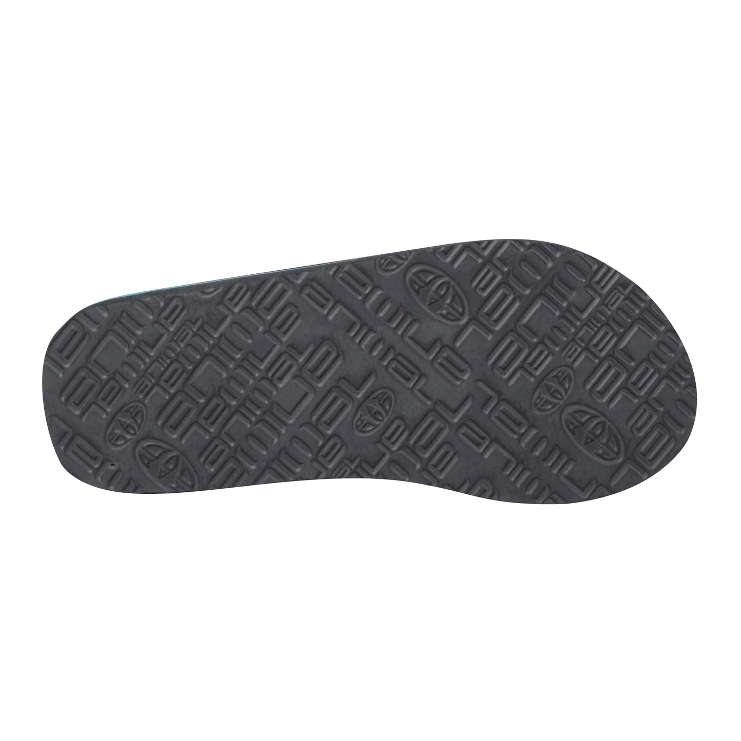 Grey - Side - Animal Childrens-Kids Jekyl Recycled Flip Flops