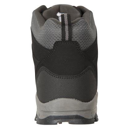Black - Back - Mountain Warehouse Mens Mcleod Wide Walking Boots
