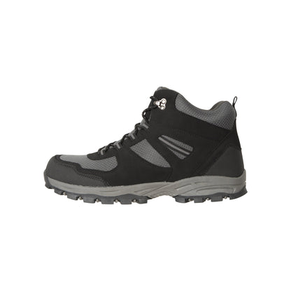 Black - Side - Mountain Warehouse Mens Mcleod Wide Walking Boots