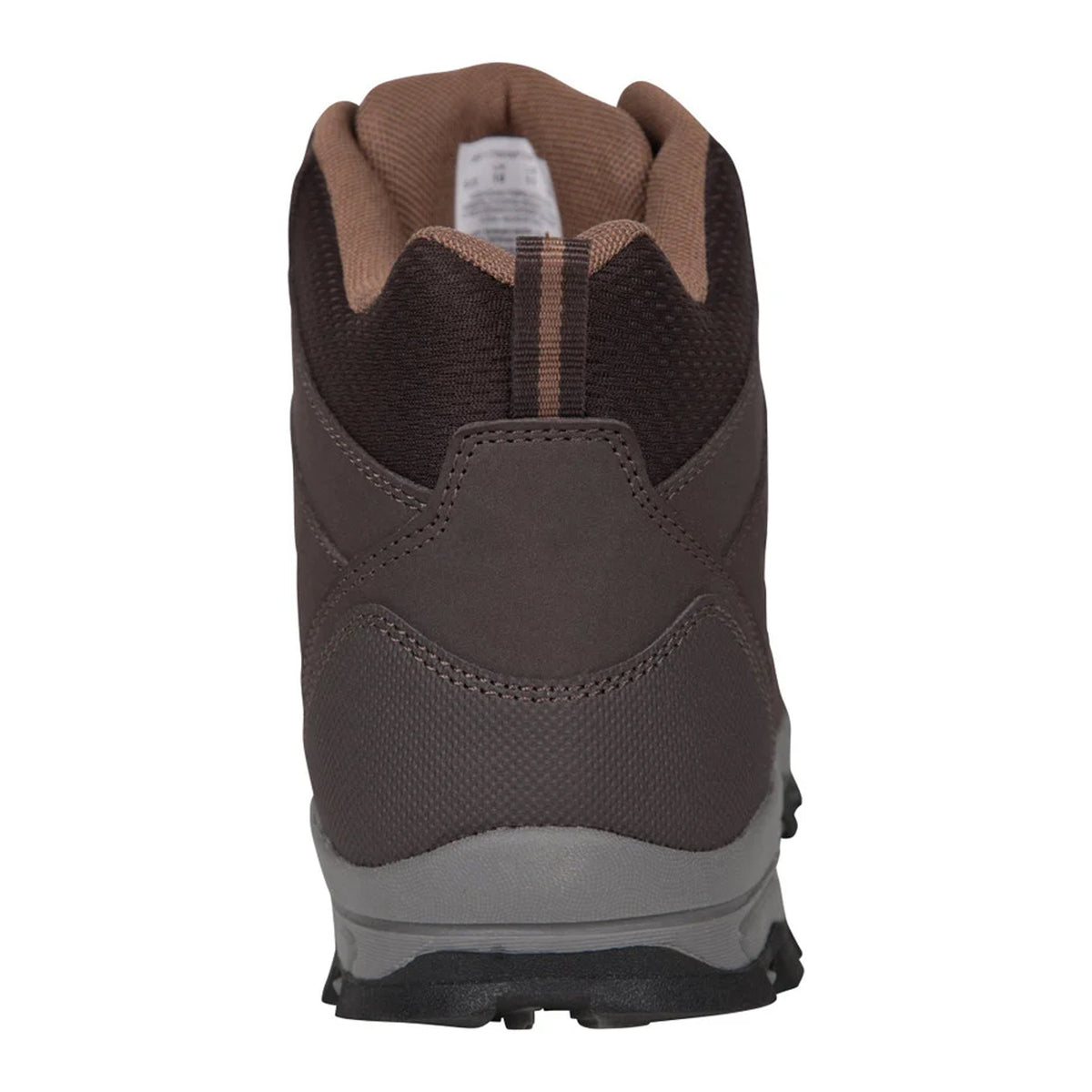 Dark Brown - Back - Mountain Warehouse Mens Mcleod Wide Walking Boots